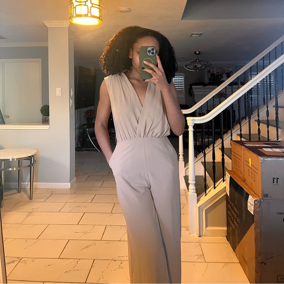 Zara Tan Jumpsuit - Picture 3 of 4